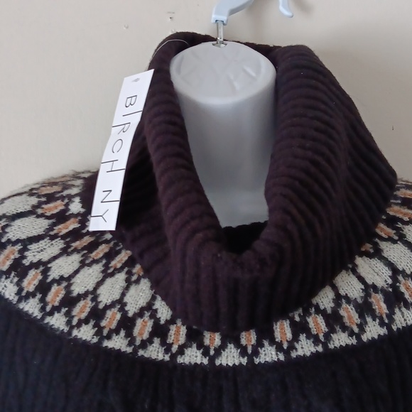 BIRCH NY sweater sz large cowl neck sift NWTs - Picture 2 of 12